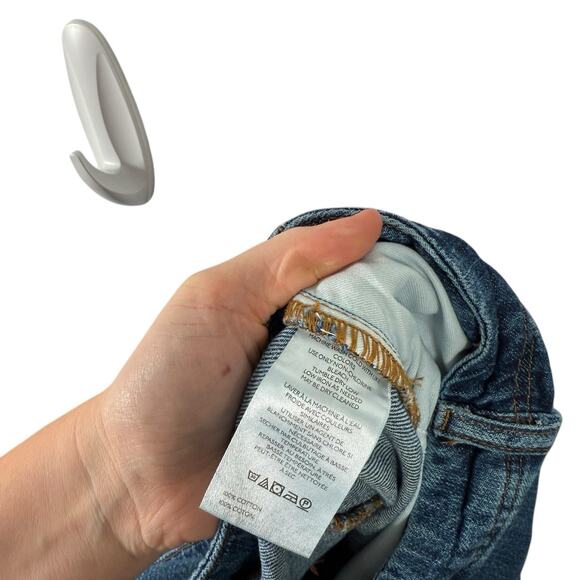 Pilcro Anthropologie Wide Leg Crop Jeans Dark Wash Womens Plus 26W - Picture 7 of 8